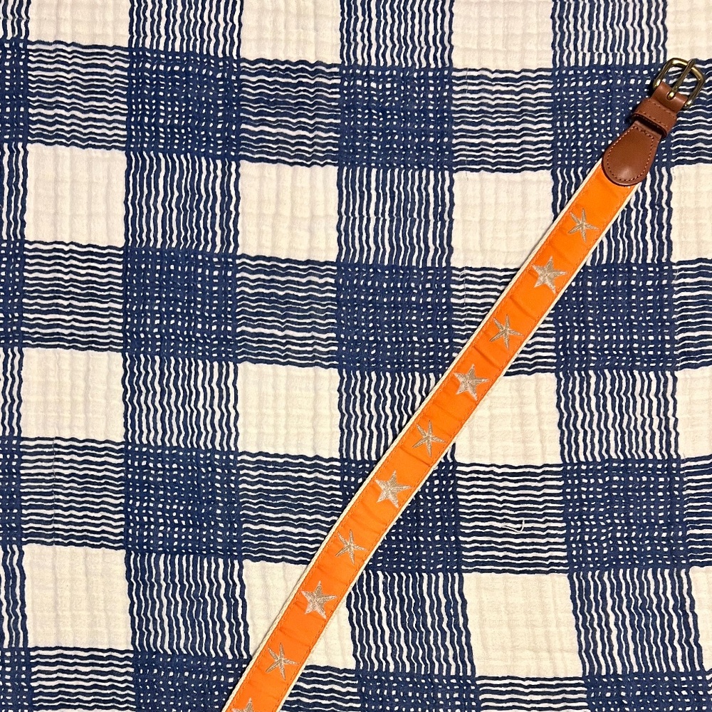 J. Bailey Boys Buddy Belt Starfish size 26 Orange